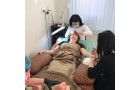 Кресло Реклайнер светло коричневое с электроприводом