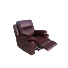 Кресло Реклайнер коричневое качалка