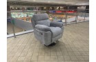 Кресло Реклайнер с подиумом серое с электроприводом