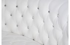 Дизайнерская двуспальная кровать Ball Swarovski белая